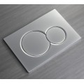 Панель змиву KOER KT-0601-14 240x160x10mm пластикова, кнопка кругла (колір сатин) (KR5177) Панель змиву KOER KT-0601-14 240x160x10mm пластикова, кнопка кругла (колір сатин) (KR5177)