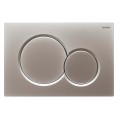 Панель змиву KOER KT-0601-14 240x160x10mm пластикова, кнопка кругла (колір сатин) (KR5177) Панель змиву KOER KT-0601-14 240x160x10mm пластикова, кнопка кругла (колір сатин) (KR5177)