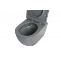 Комплект: MIXXUS PREMIUM ELLIPSE-SET-2101 GRAY Унітаз система змиву TORNADO 3.0+ Інсталяція KOER KT-0404 + панель KT-0604-07 GUN GRAY (MP6668)