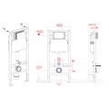 Комплект: MIXXUS PREMIUM ELLIPSE-SET-2101 GRAY Унітаз система змиву TORNADO 3.0+ Інсталяція KOER KT-0404 + панель KT-0604-07 GUN GRAY (MP6668)