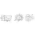 Комплект: MIXXUS PREMIUM ELLIPSE-SET-2101 GRAY Унітаз система змиву TORNADO 3.0+ Інсталяція KOER KT-0404 + панель KT-0604-07 GUN GRAY (MP6668)