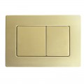 Панель змиву KOER KT-0612-12 240x160x10mm з нержавіючої сталі, кнопка квадратна (колір матове золото) (KR6121) Панель змиву KOER KT-0612-12 240x160x10mm з нержавіючої сталі, кнопка квадратна (колір матове золото) (KR6121)