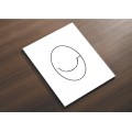 Панель змиву KOER KT-0606-03 157x198x3mm пластикова, кнопка закруглена (колір білий) (KR5713)
