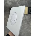 Панель змиву KOER KT-0606-03 157x198x3mm пластикова, кнопка закруглена (колір білий) (KR5713)