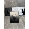 Панель змиву KOER KT-0606-03 157x198x3mm пластикова, кнопка закруглена (колір білий) (KR5713)