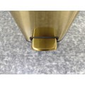 Відро для сміття з плавним закриттям прямокутне Mixxus Premium Quadro-TC0105 Brushed Gold 5 л (колір матове золото) (MI8394)