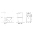 Чаша унітазу-компакту без сидіння MIXXUS PREMIUM QUADRO-0401-R BOWL 415x365x610 система змиву RIMLESS (MI8339) Чаша унітазу-компакту без сидіння MIXXUS PREMIUM QUADRO-0401-R BOWL 415x365x610 система змиву RIMLESS (MI8339)