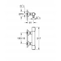 Термостат для душа Grohe Grohtherm 500 (34793000) Термостат для душа Grohe Grohtherm 500 (34793000)