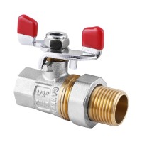 Кран с американкой 1/2" красный СК (ART 400) (SK0024) Кран с американкой 1/2" красный СК (ART 400) (SK0024)