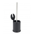Йоржик для унітазу підлоговий Mixxus Topper-TB0201 Black колір чорний (MI7095)