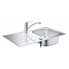 Комплект кухонной мойки и смесителя Grohe K200 (31565SD1) Комплект кухонной мойки и смесителя Grohe K200 (31565SD1)