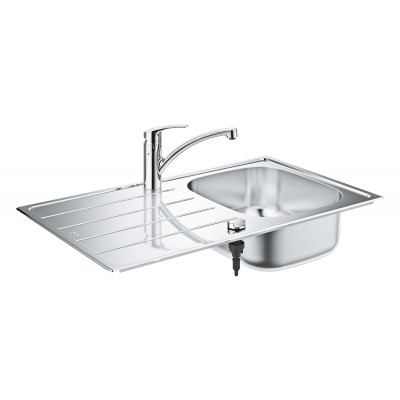 Комплект кухонной мойки и смесителя Grohe K200 (31565SD1) Комплект кухонной мойки и смесителя Grohe K200 (31565SD1)