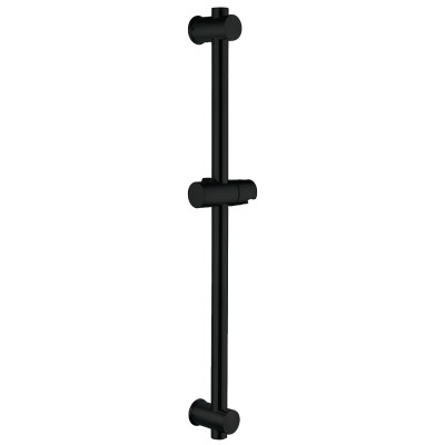ZERIX BAR-SUS-001 BLACK Стійка для душу з нерж.сталі SUS304 (кол.чорний) (10 шт/ящ)