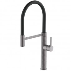 Змішувач для кухні Mixxus Premium Oliwer 017 GRAPHITE REFL.BLACK (MI6967)