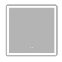 Дзеркало ZERIX MIRRA MR05-80x80 з LED Touch, Anti-fog, димером, рег. яскравості (ZX6058) Дзеркало ZERIX MIRRA MR05-80x80 з LED Touch, Anti-fog, димером, рег. яскравості (ZX6058)