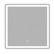 Дзеркало ZERIX MIRRA MR05-80x80 з LED Touch, Anti-fog, димером, рег. яскравості (ZX6058)