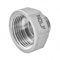 Перехідник Nolf NFC.A0610-N-1"Fx1/2"M нікельований (NF3089)