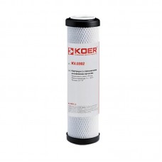 Картридж KOER KV-05-2510 (старий арт. KV.0302) з активованим спресованим вугіллям 2,5"х10" (KR5467) Картридж KOER KV-05-2510 (старий арт. KV.0302) з активованим спресованим вугіллям 2,5"х10" (KR5467)