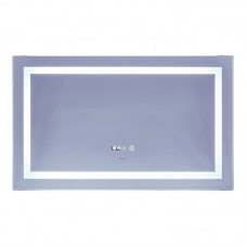 Дзеркало Mixxus Warm MR02-100x60 (годинник, LED-підсвічування, антизапотівання) (MI6003)