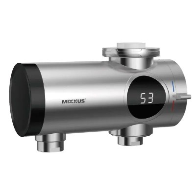 Водонагрівач 3,3 kW проточний MIXXUS Electra 770-E CHROME з індик. темп., з кріпленням на вилив (MI6511) Водонагрівач 3,3 kW проточний MIXXUS Electra 770-E CHROME з індик. темп., з кріпленням на вилив (MI6511)