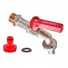 Кран поливу (морозостійкий) KOER KR.266-15 - 1/2" (KR6492) Кран поливу (морозостійкий) KOER KR.266-15 - 1/2" (KR6492)