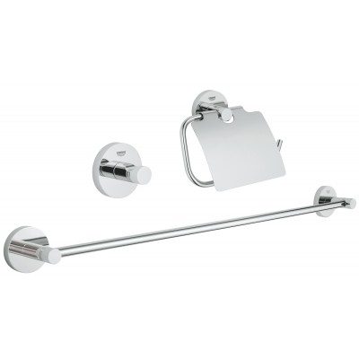 Набор аксессуаров 3 в 1 Grohe Essentials New (40775001) Набор аксессуаров 3 в 1 Grohe Essentials New (40775001)