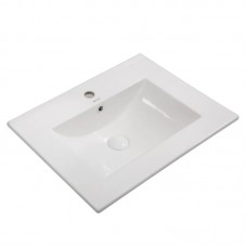 Раковина меблева MIXXUS PREMIUM CUBIC-1501 610х460х170mm (отвір під змішувач, перелив) (MP6495)