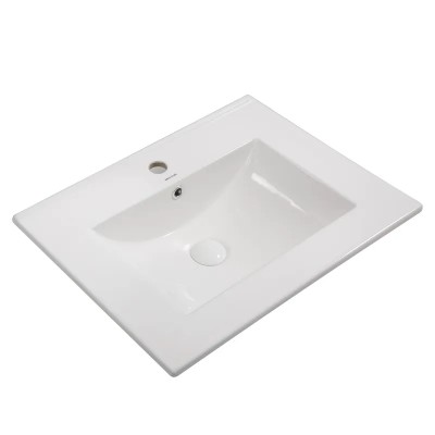 Раковина меблева MIXXUS PREMIUM CUBIC-1501 610х460х170mm (отвір під змішувач, перелив) (MP6495)