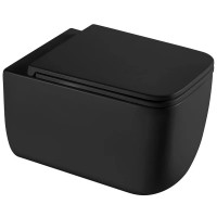 Унітаз підвісний MIXXUS PREMIUM DIVERSE-0301-T1 BLACK 530х365х373mm система змиву TORNADO 1.0 (MP6600)