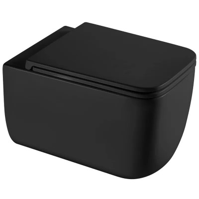 Унітаз підвісний MIXXUS PREMIUM DIVERSE-0301-T1 BLACK 530х365х373mm система змиву TORNADO 1.0 (MP6600)