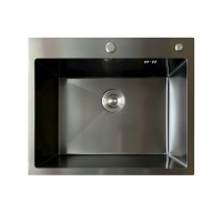 Мийка Mixxus MH5843 Micro Decor Graphite (3.0/0.8) з нерж. сталі (колір графіт) (MI8217)