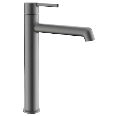Змішувач для умивальника високий Koer KB-11029-07 Колір графіт (KR5496)