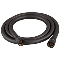 Шланг для душу Zerix Graphite.F03 150 см силіконовий (колір графіт) (ZX5568)