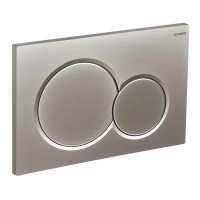 Панель змиву KOER KT-0601-14 240x160x10mm пластикова, кнопка кругла (колір сатин) (KR5177) Панель змиву KOER KT-0601-14 240x160x10mm пластикова, кнопка кругла (колір сатин) (KR5177)