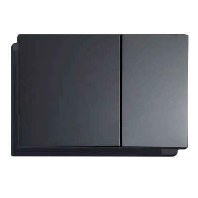 Панель змиву KOER KT-0610-05 240x160x32mm пластикова, кнопка квадратна (колір чорний матовий) (KR6136) Панель змиву KOER KT-0610-05 240x160x32mm пластикова, кнопка квадратна (колір чорний матовий) (KR6136)