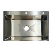 Мийка ZERIX ZH6845 DECOR SS COLOR (3.0/0.8) з нержавіючої сталі (колір нержавійка) (ZX6182) Мийка ZERIX ZH6845 DECOR SS COLOR (3.0/0.8) з нержавіючої сталі (колір нержавійка) (ZX6182)