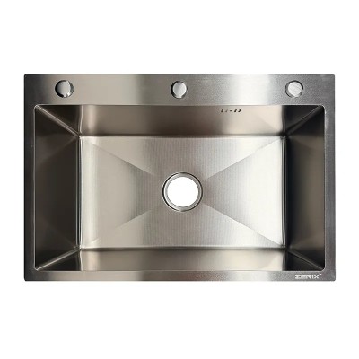 Мийка з нержавіючої сталі ZERIX ZH6045 MICRO DECOR SS COLOR (3.0/0.8) (колір нержавійка) (ZX6176) Мийка з нержавіючої сталі ZERIX ZH6045 MICRO DECOR SS COLOR (3.0/0.8) (колір нержавійка) (ZX6176)