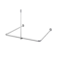 Штанга для шторки підтримуюча пряма Mixxus CRA-S-60 60cm (алюміній) (БЛІСТЕР) (AC3594)