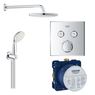 Душовий комплект Grohe Grohtherm SmartControl з New Tempesta 250 (UA26416SC1) Душовий комплект Grohe Grohtherm SmartControl з New Tempesta 250 (UA26416SC1)
