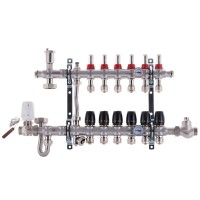 Коллектор со встроенным смесит. узлом KOER KR.S1011-6 1"х6 SUS304 и евроконусами 3/4-16 (KR2929) Коллектор со встроенным смесит. узлом KOER KR.S1011-6 1"х6 SUS304 и евроконусами 3/4-16 (KR2929)