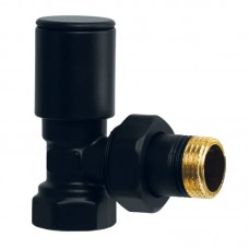 Кран для сушарки рушників кутовий Koer KR.531.Black - 1/2" (KR5103)