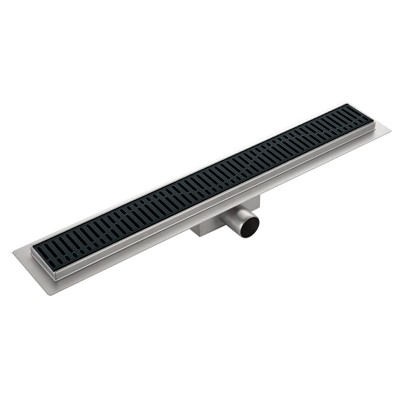 Душевой трап из нержавеющей стали SUS304 KOER FD35-70x700 Black (KR3277)