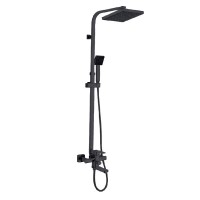 Душова колона зі змішувачем Zerix LEB16-123 Black (кол. чорний) (ZX5574) Душова колона зі змішувачем Zerix LEB16-123 Black (кол. чорний) (ZX5574)