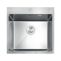 Мийка з нержавіючої сталі MIXXUS MH5050 DECOR NANO-SILVER (3.0/0.8) колір нержавійка (MI7040)