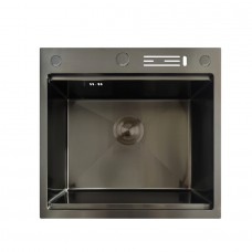 Мийка Mixxus MH5050-SK Nano-Black з н.ст.зі сходинкою для сушарки, з підст.під ножі(графіт) (MX1940 Мийка Mixxus MH5050-SK Nano-Black з н.ст.зі сходинкою для сушарки, з підст.під ножі(графіт) (MX1940