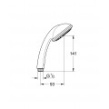 Ручной душ, 3 режима струи Grohe New Tempesta Classic (28419002) Ручной душ, 3 режима струи Grohe New Tempesta Classic (28419002)