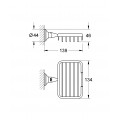 Полочка-решетка Grohe Essentials Authentic (40659001)