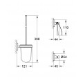 Набор аксессуаров 3 в 1 Grohe Essentials New (40407001) Набор аксессуаров 3 в 1 Grohe Essentials New (40407001)