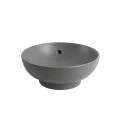 Раковина накладна MIXXUS PREMIUM TOPPER-0201 GRAY 410x410x165mm (перелив) (MP6649)