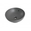 Раковина накладна MIXXUS PREMIUM TOPPER-0201 GRAY 410x410x165mm (перелив) (MP6649)